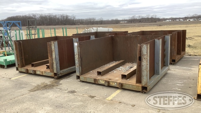 (4) Steel Totes